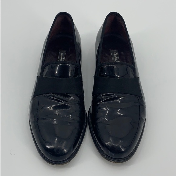 🤩 Salvatore Ferragamo Patent Leather Loafers 10 D
